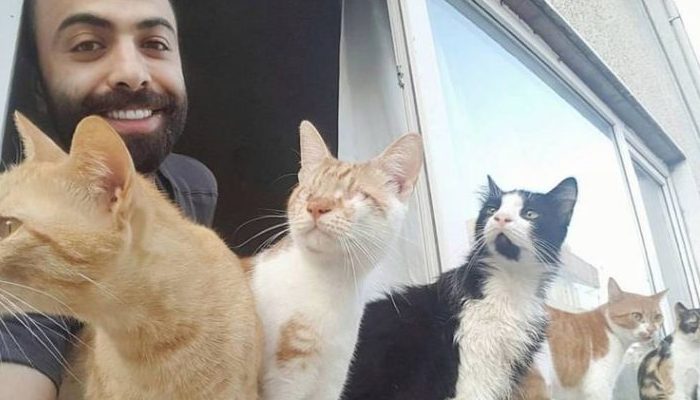 Sarper Duman is a musician from Turkey and a big fan of cats