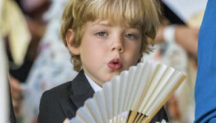 What does Mick Jagger's eighth youngster look like, born when the craftsman was 73?