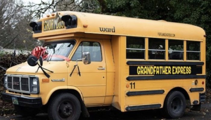 Their grandfather came up with the most brilliant alternative because the children lacked a school bus. You will be shocked to see the result.