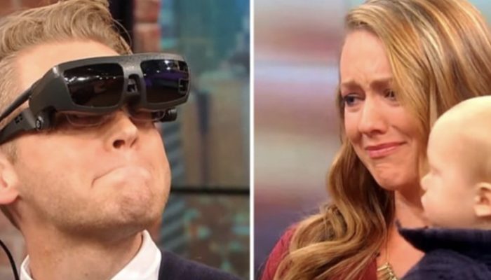A blind man had never seen his wife in his whole life and when he saw her for the first time, he only had two words to say...