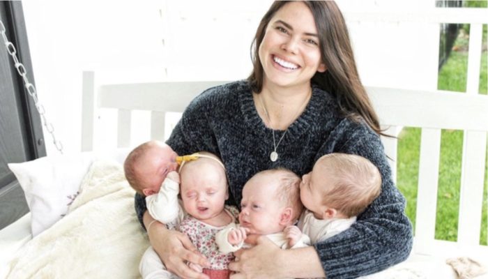 Boundless bliss: the paretnts found out that they were pregnant with quadruplets after adopting 4 siblings. That was the real. happiness.