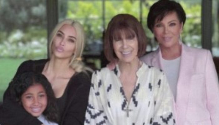 This is how Kim Kardashian's over 80-year-old grandmother seems.