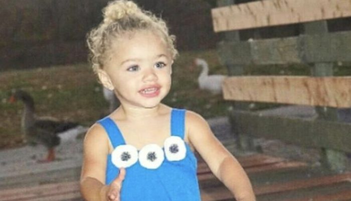 A blue-eyed five-year-old child is bathing the world with beauty. Amazing to see.