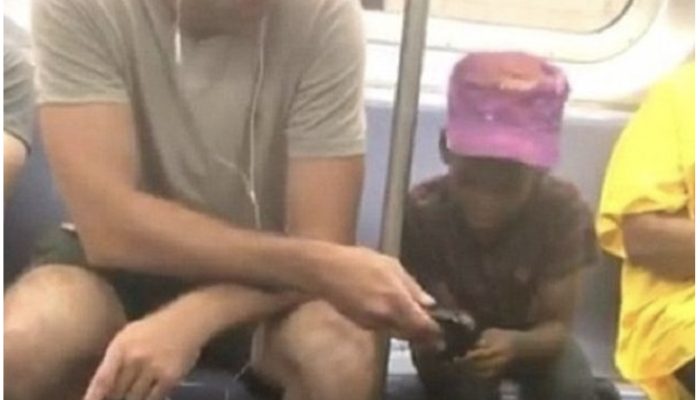 The kind-hearted New York train passenger achieved a young boy's wish. The emotions of the boy was indescribable.