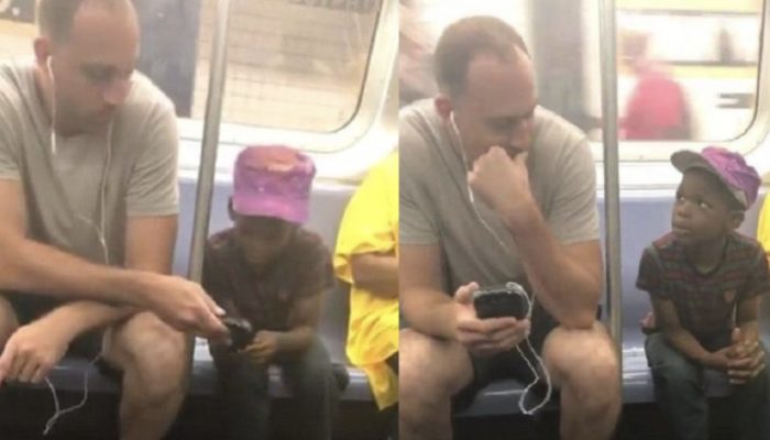 The kind-hearted New York train passenger achieved a young boy's wish. The emotions of the boy was indescribable.