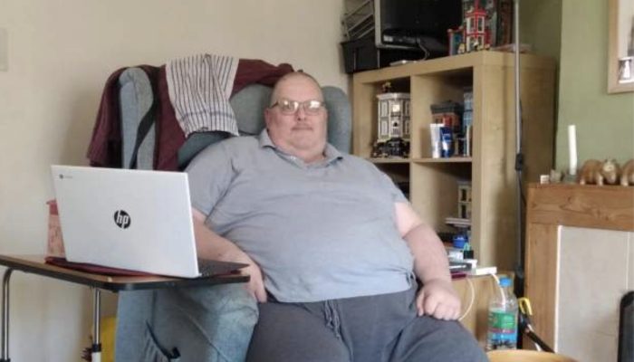 The man has not showered for two years because the municipality refused to renovate his bathroom.