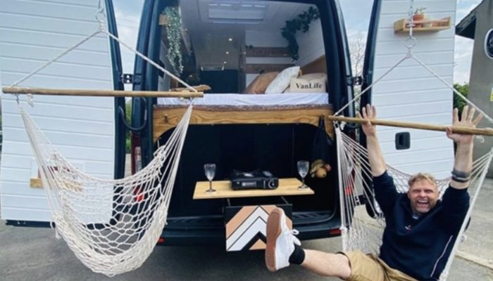 The minibus's door was opened, and the driver showed us inside: You'll be shocked.