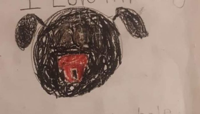To get money to treat his sickly dog, the young boy sold the most important item he had.