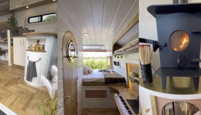 The minibus's door was opened, and the driver showed us inside: You'll be shocked.