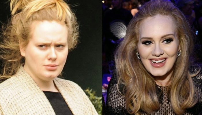 How well-know and loved individuals appear without makeup.