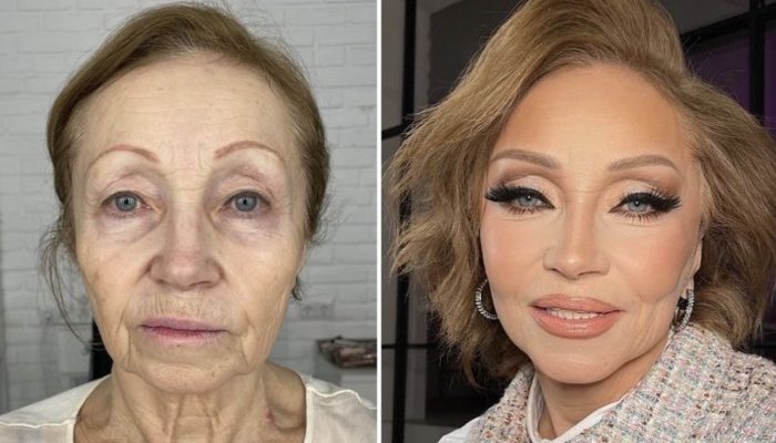 The celebrities look like without a lick of makeup. They are completely unrecognizable without makeup.