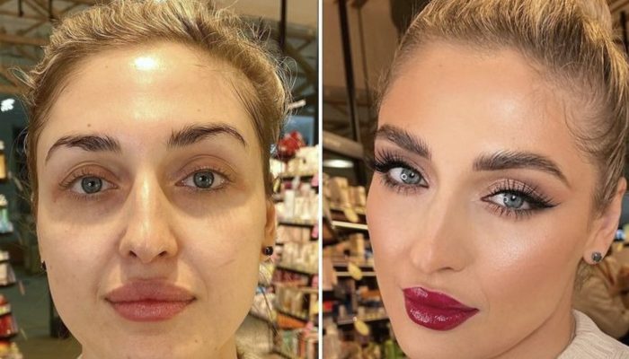 The celebrities look like without a lick of makeup. They are completely unrecognizable without makeup.