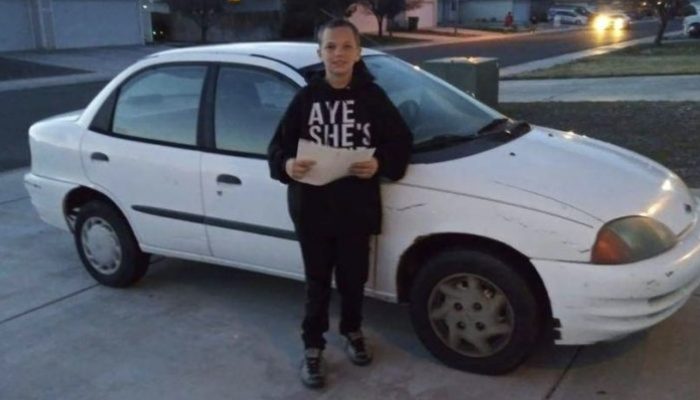 A 13-year-old boy sold his prized Xbox and obtained a job to pay for a car for his mother.
