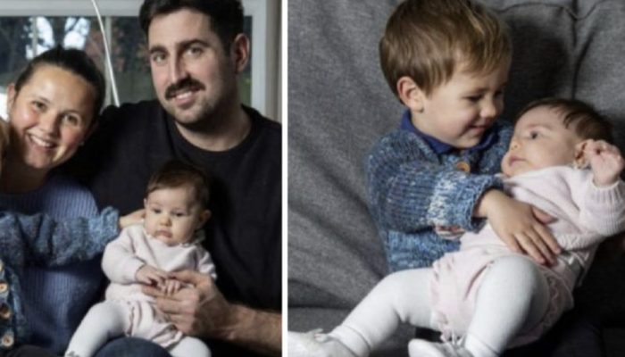 The mother gave birth to twins and one of whom is two years older. Everyone was shocked about it.
