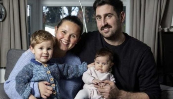 The mother gave birth to twins and one of whom is two years older. Everyone was shocked about it.