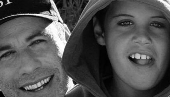 John Travolta hugged his dying son while crying and said something that made everyone cry.