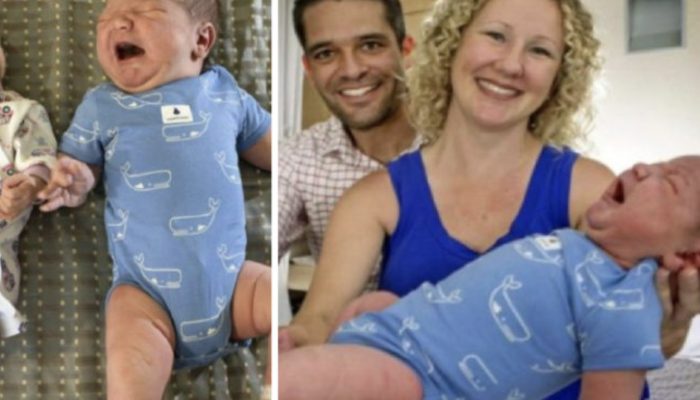 An Australian mother gave birth to a baby weighing 6kg. He is one of the world's largest babies.