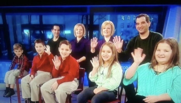 Take a look at the children of twin brothers and twin sisters who married each other and had twins.