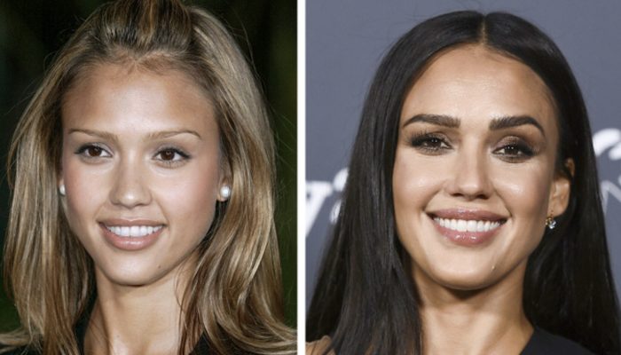 See how the one little nuance can change the entire look of the celebrities.