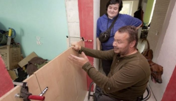 A wheelchair-bound man used an abandoned building to construct his dream home:Everyone was awestruck.