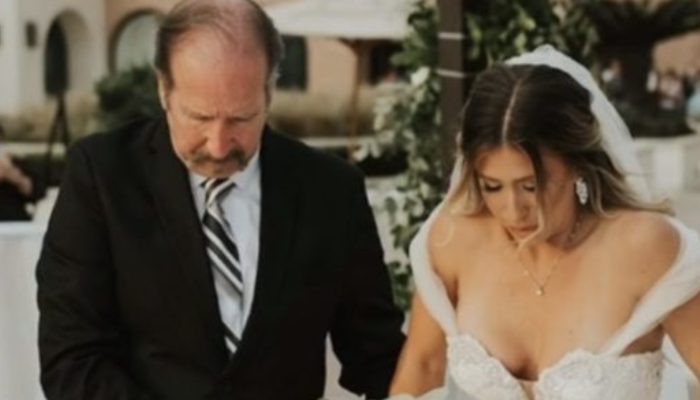 When the bride appeared, the husband cried inconsolably since this should not have happened.