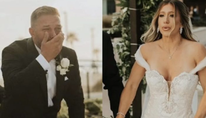 When the bride appeared, the husband cried inconsolably since this should not have happened.