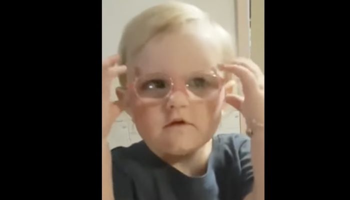 Your heart will melt when you see a toddler's adorable reaction to seeing clearly for the first time.