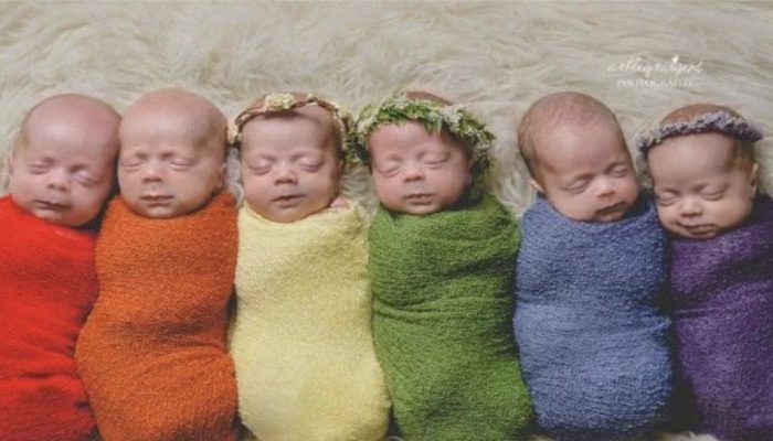 The joyful family hoped for a girl child, but instead welcomed beautiful six children. How they look like now.