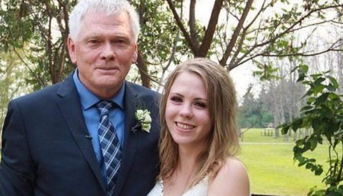 See how the Canadian couple, who are 45 years apart in age, raises their son.