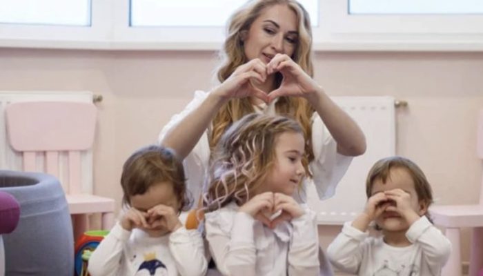 This woman finds the strength inside herself to overcome all odds. She has six children.