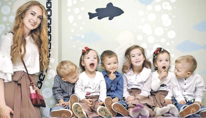 This woman finds the strength inside herself to overcome all odds. She has six children.