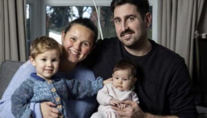 The woman had twins, one of whom is now two years old. Everyone was awestruck.