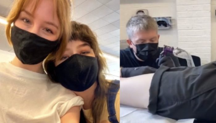 Two sisters got a tattoo of the lines from their father's final note and got their hands on the Internet.