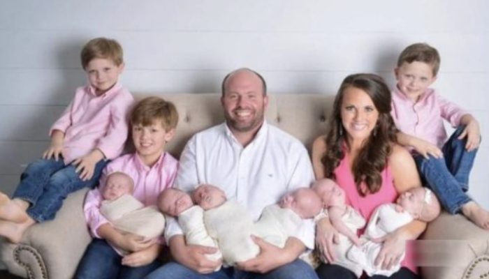 The joyful family hoped for a girl child, but instead welcomed beautiful six children. How they look like now.