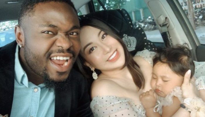 This is what a miraculous daughter looks like when her father is African and her mother is Vietnamese.