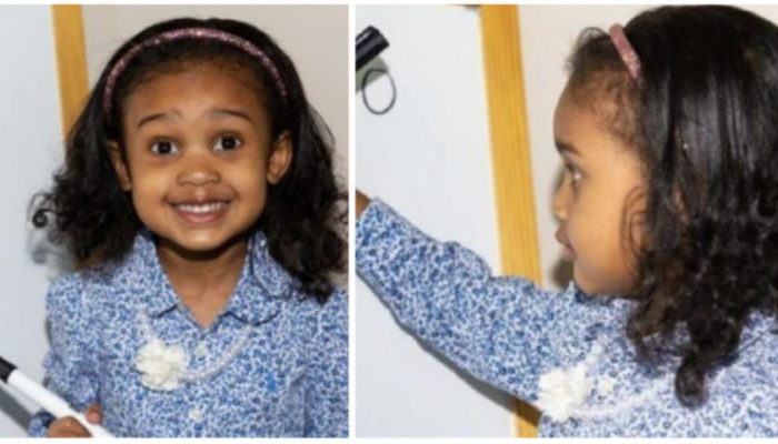 The youngest genius in history was a 4-year-old girl from the United Kingdom.