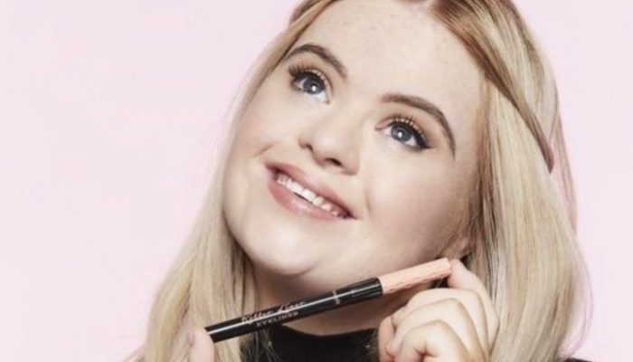 The Down syndrome girl made it clear to the world that she is deserving of being a fashion model.