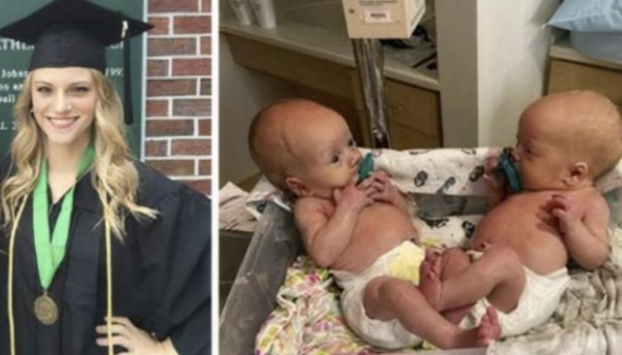 The adorable twins were delivered. The sweet tale of the little girls. How their mothers look like.