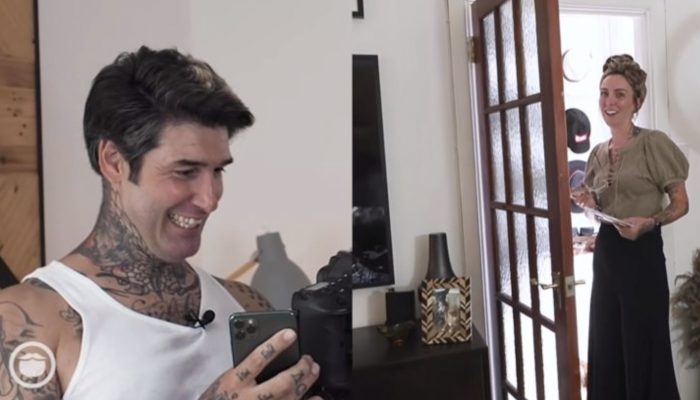 When a 40-year-old man shaved his beard, his wife did not recognize the young, attractive man.