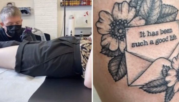 Two sisters got a tattoo of the lines from their father's final note and got their hands on the Internet.