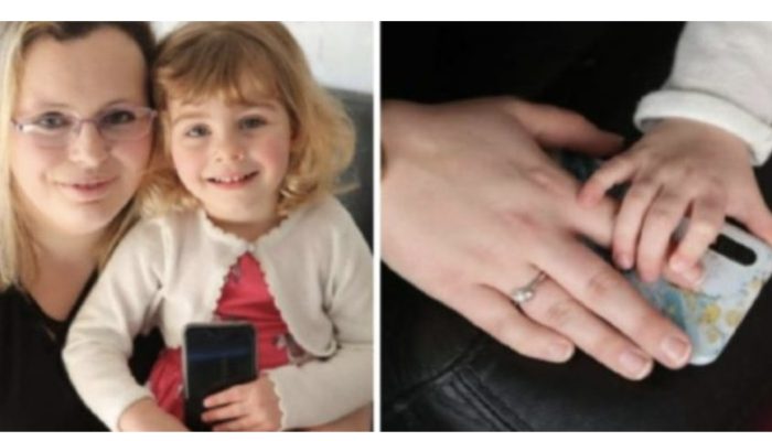 The brave young woman saved her mother's life in the following manner. She had just turned two.