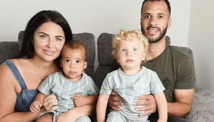 The chance of such twins being born is one in a million, but it occurred to this family.