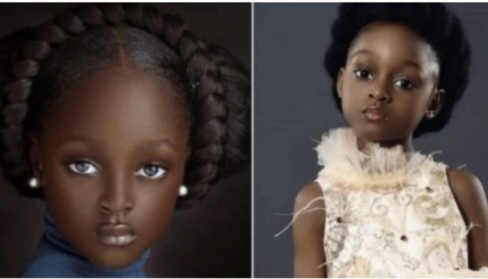 This 5-year-old girl rose to fame and was regarded as the most beautiful girl.