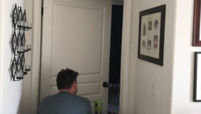 Daughter discovers her father sitting outside her ailing mother's room. The story behind it will break your heart.