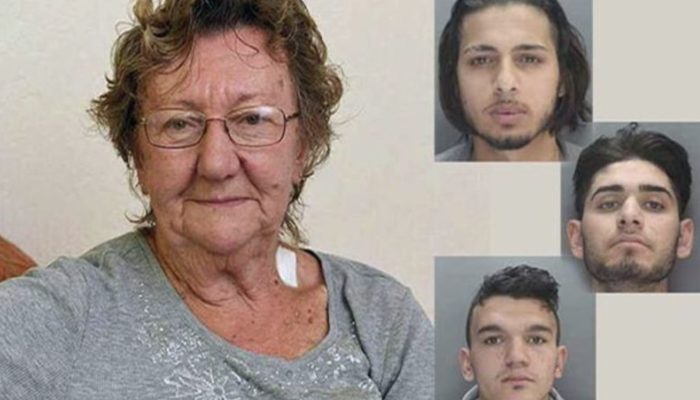 Three three robbers attempted to steal money from a 77-year-old woman but quickly regretted their actions.