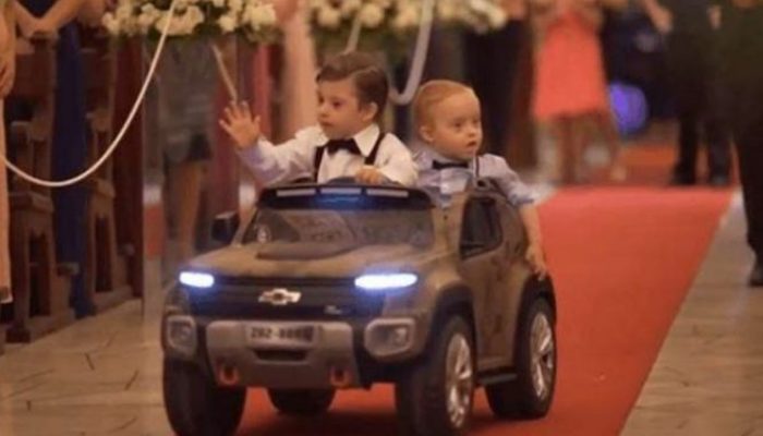 On the happy occasion of their wedding, the groom plans a nice surprise for the bride