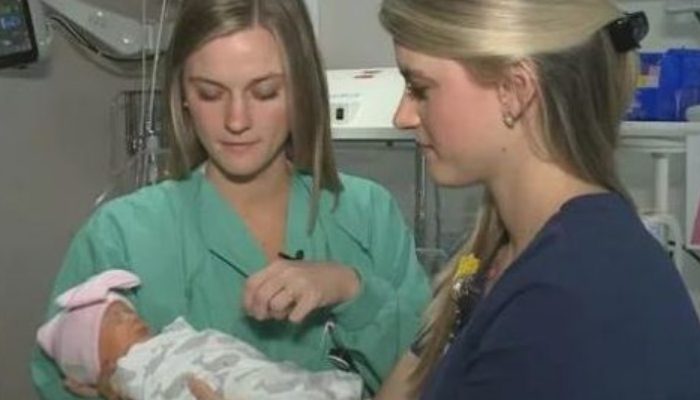 An extraordinary tale unfolded when a pair was born under the care of identical twin nurses