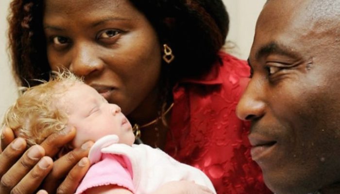 Now that we know the kid was born to a multiracial couple, we must examine his physical features