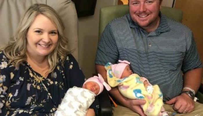 An extraordinary tale unfolded when a pair was born under the care of identical twin nurses