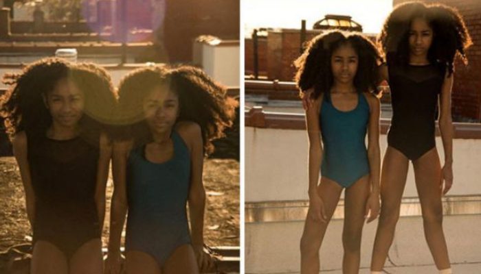 The identical twins who became overnight sensations because to their matching hairstyles